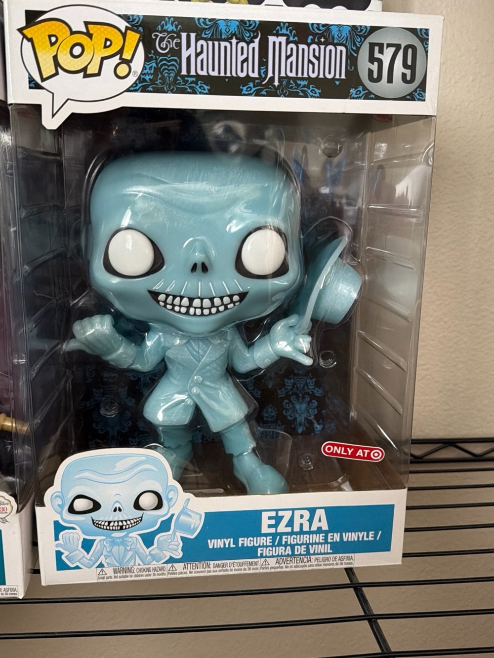 Funko Ezra Haunted Mansion Light Blue Pearl Pop! Vinyl Figure